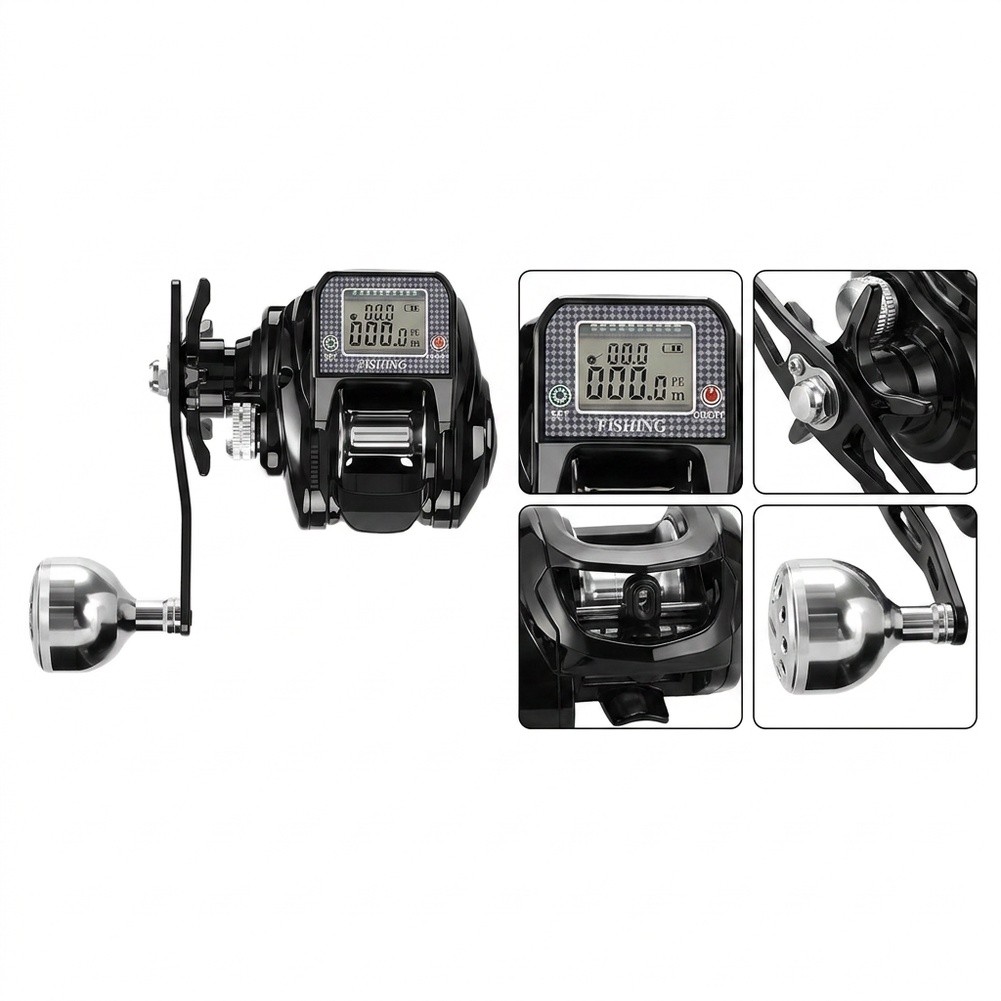 Spincast Reel - Reel Baitcasting Digital S200 Menawarkan Pelacakan