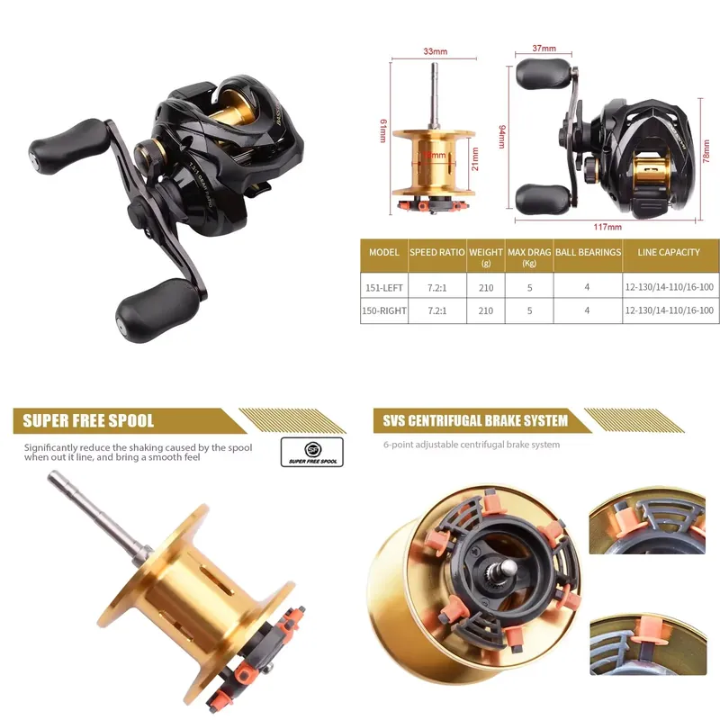 Baitcasting Reel - Reel Pancing Bass One Xt 151