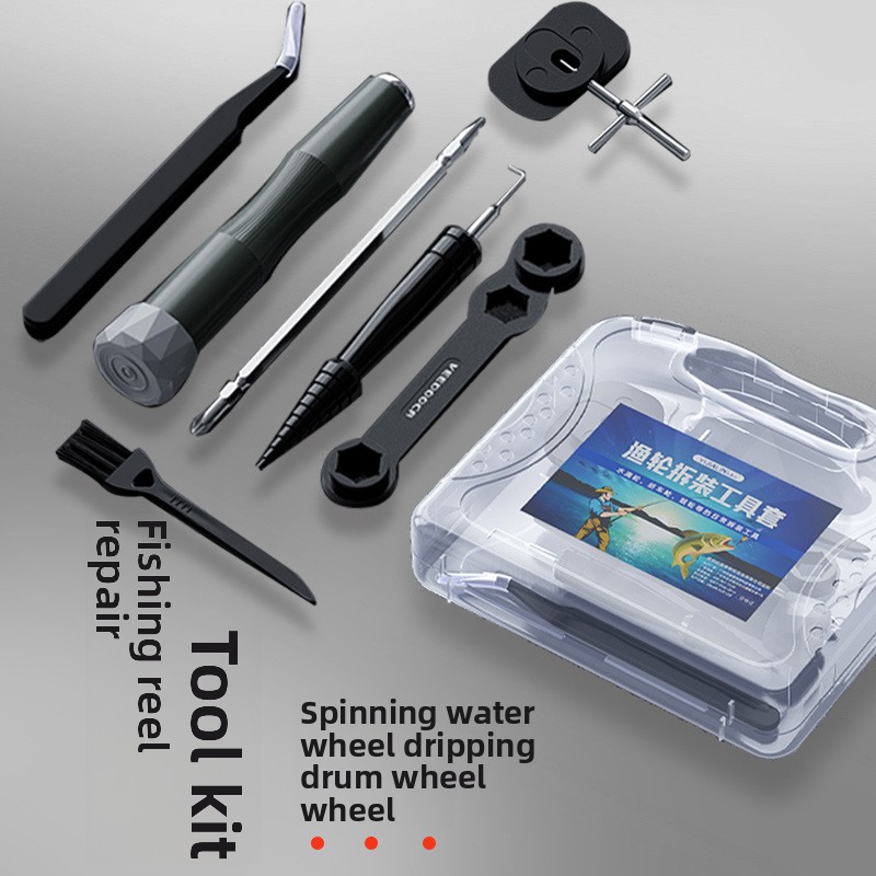 Spincast Reel - Set Kunci untuk Perawatan dan Pembongkaran