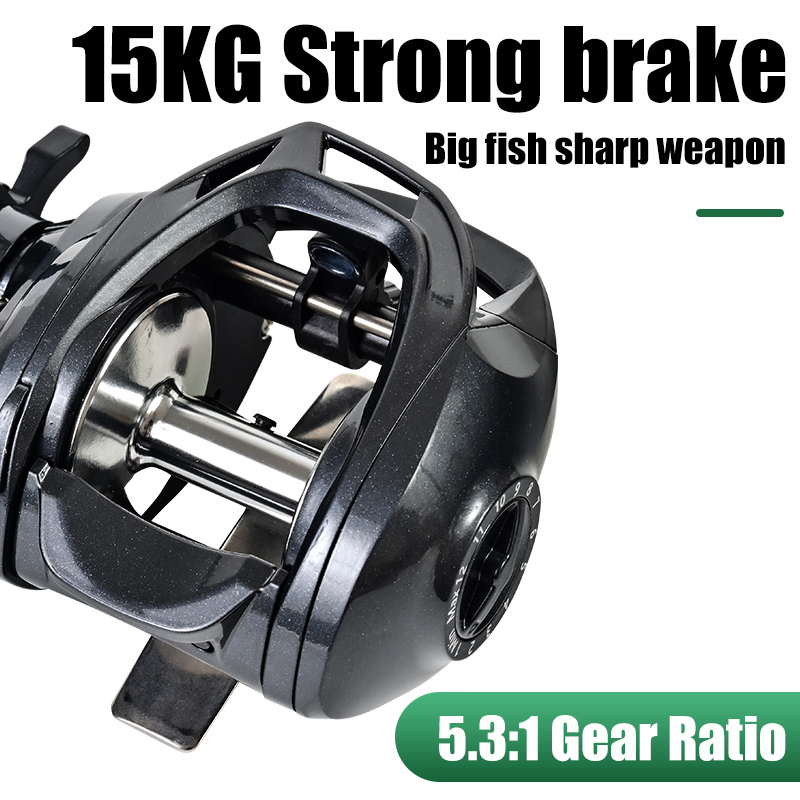 Bodi Lebar, Kapasitas Besar, R - Trolling Reel ulasan dan harga